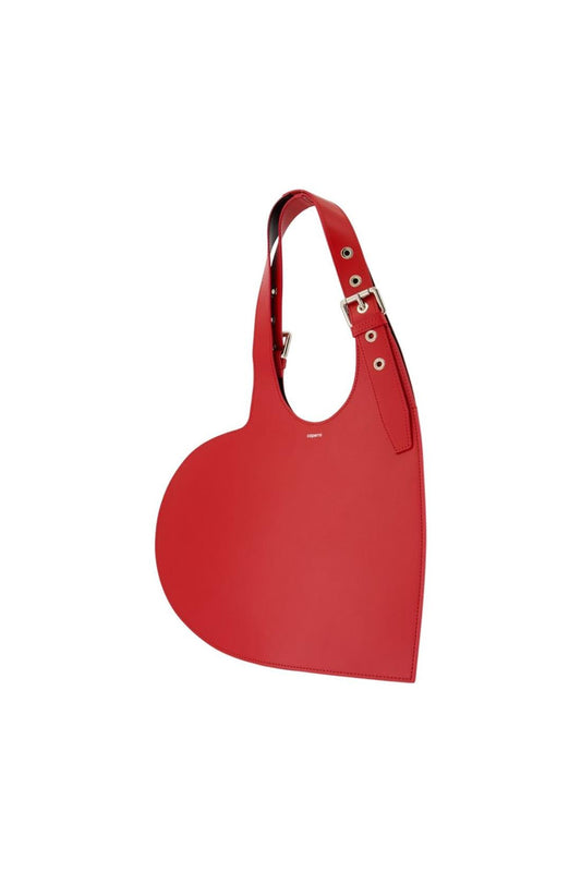 Belt Heart Schultertasche - Coperni - Leder - Rot