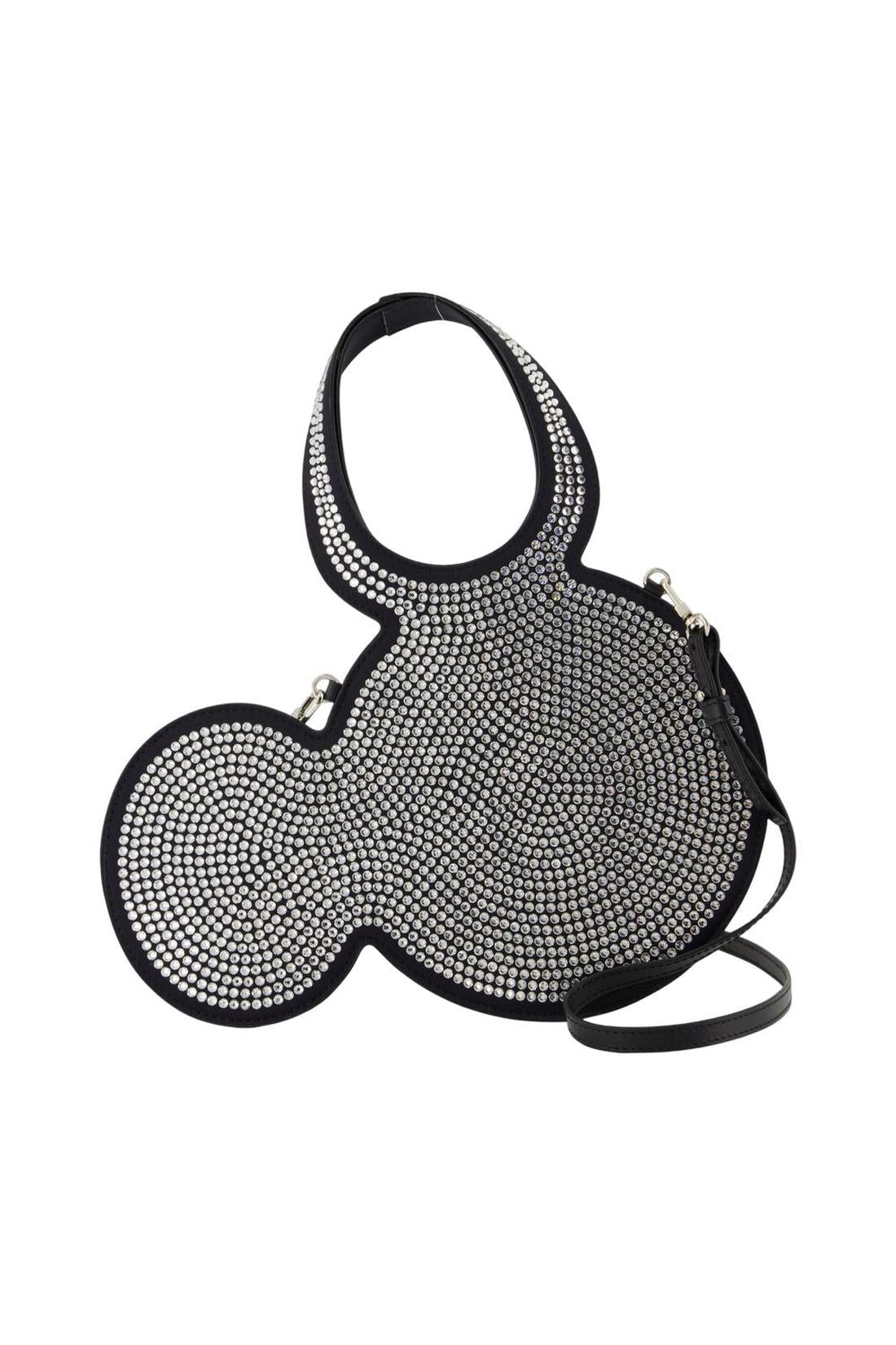 Mini Mickey Schultertasche - Coperni x Disney - Satin - Schwarz