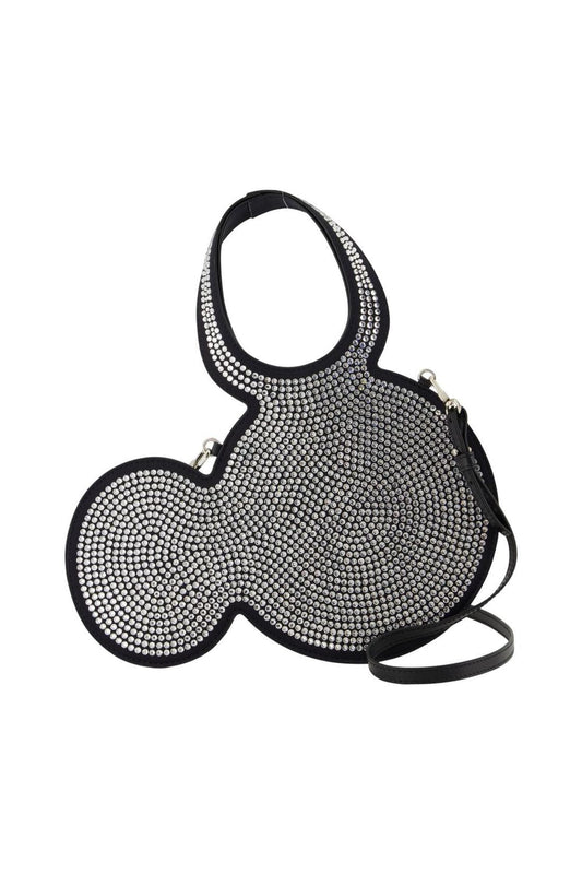 Mini Mickey Schultertasche - Coperni x Disney - Satin - Schwarz