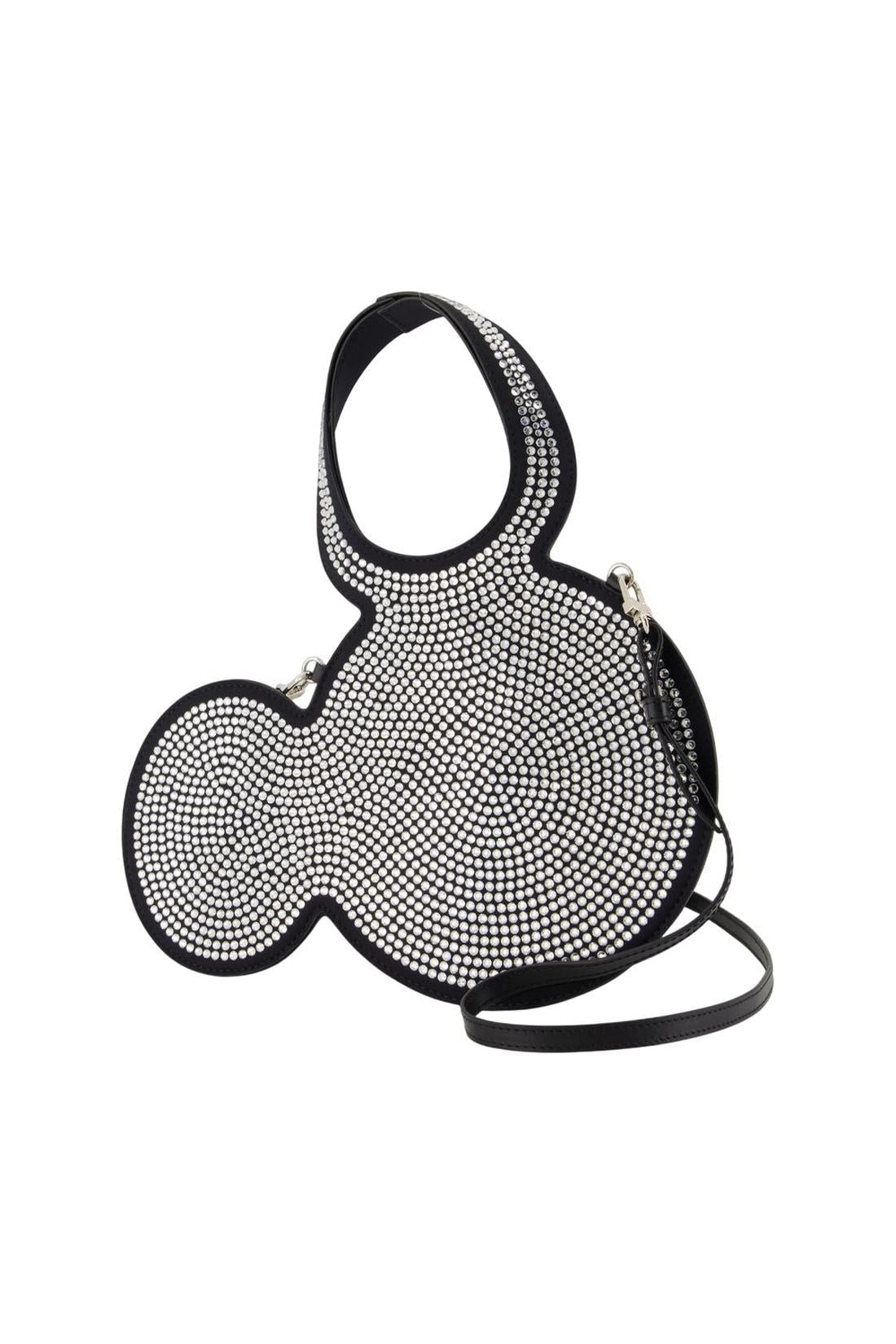 Mini Mickey Schultertasche - Coperni x Disney - Satin - Schwarz