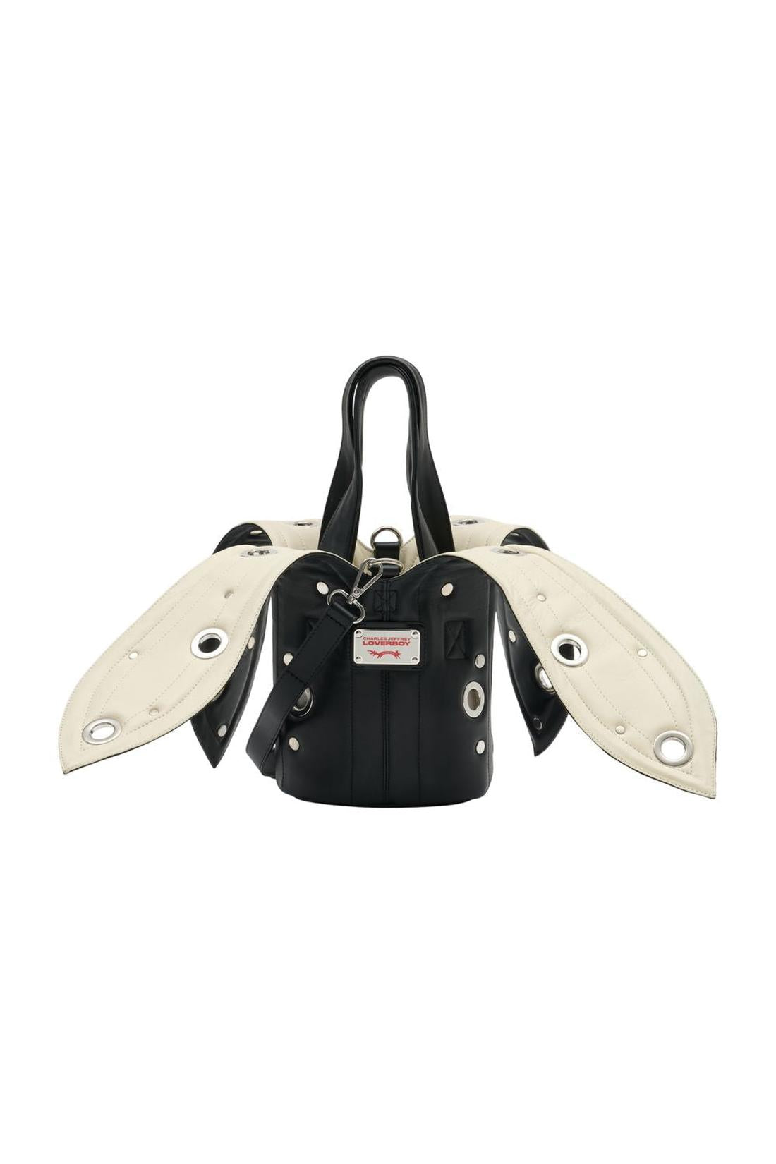 Banana Handtasche - Charles Jeffrey Loverboy - Leder - Schwarz