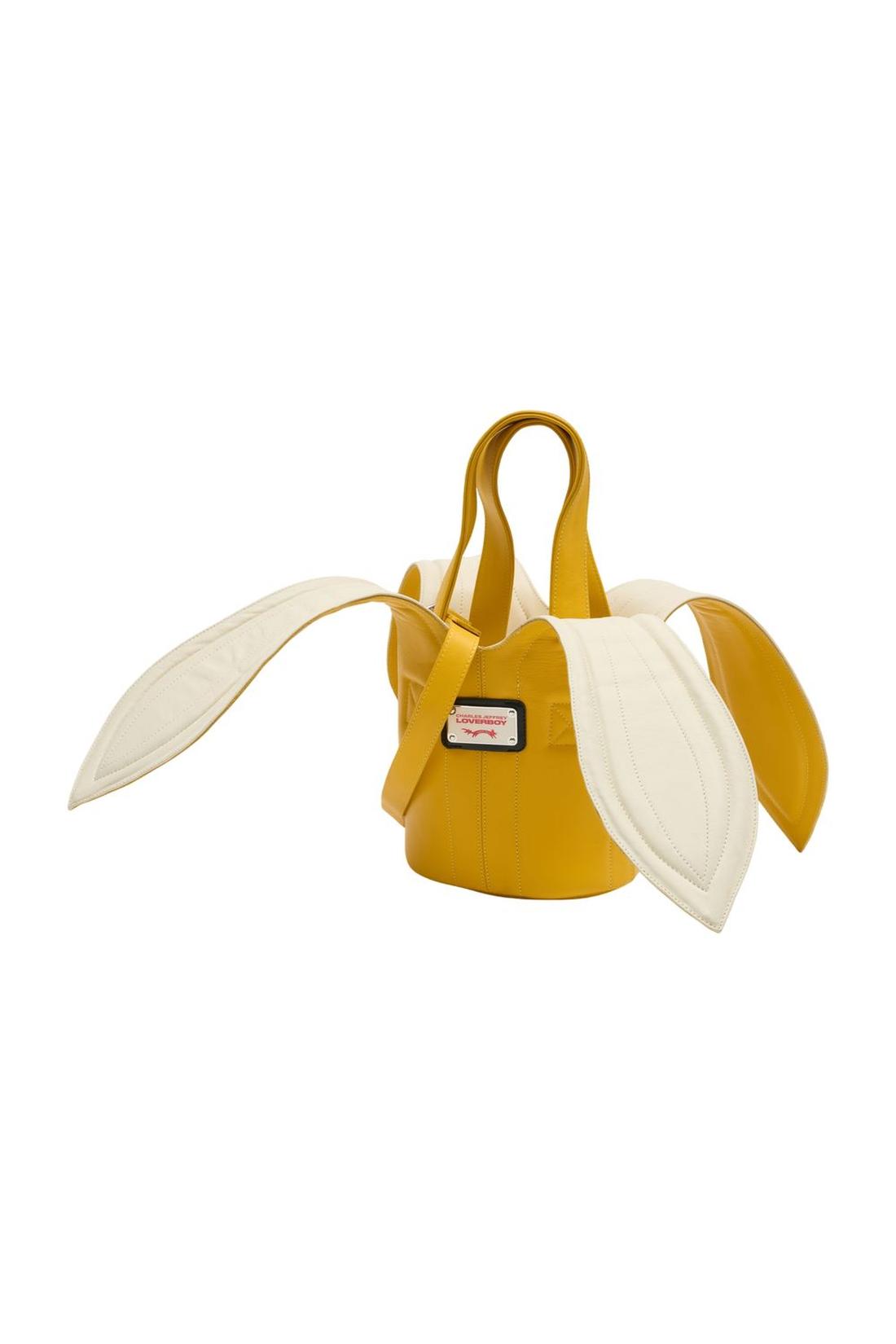 Banana Handtasche - Charles Jeffrey Loverboy - Leder - Gelb