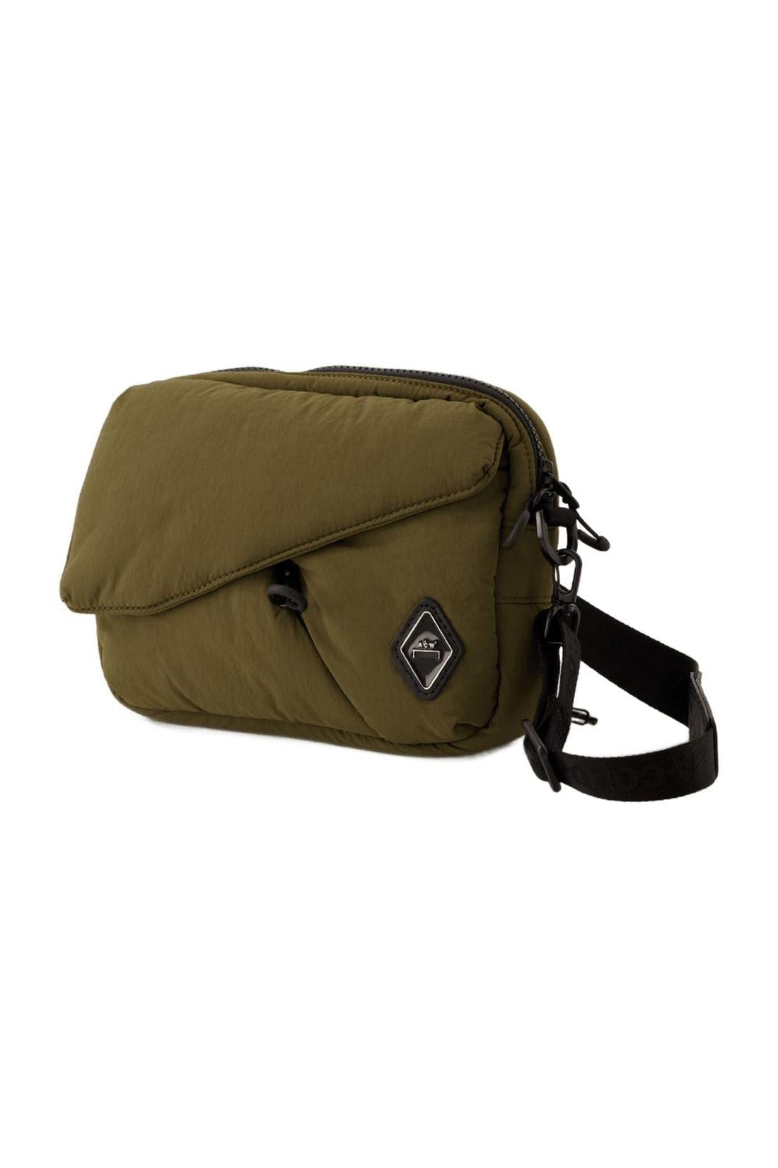 Diamond Padded Schultertasche - A Cold Wall - Nylon - Khaki