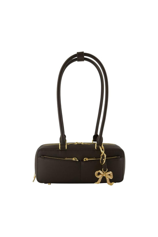 Baguette With Charm Schultertasche - SELF PORTRAIT - Leder - Braun