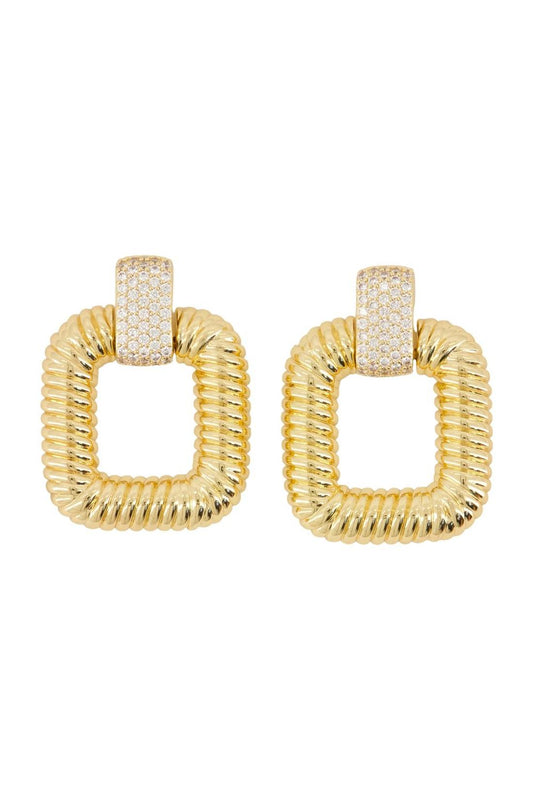 Knocker Ohrringe - SELF PORTRAIT - Metall - Vergoldet