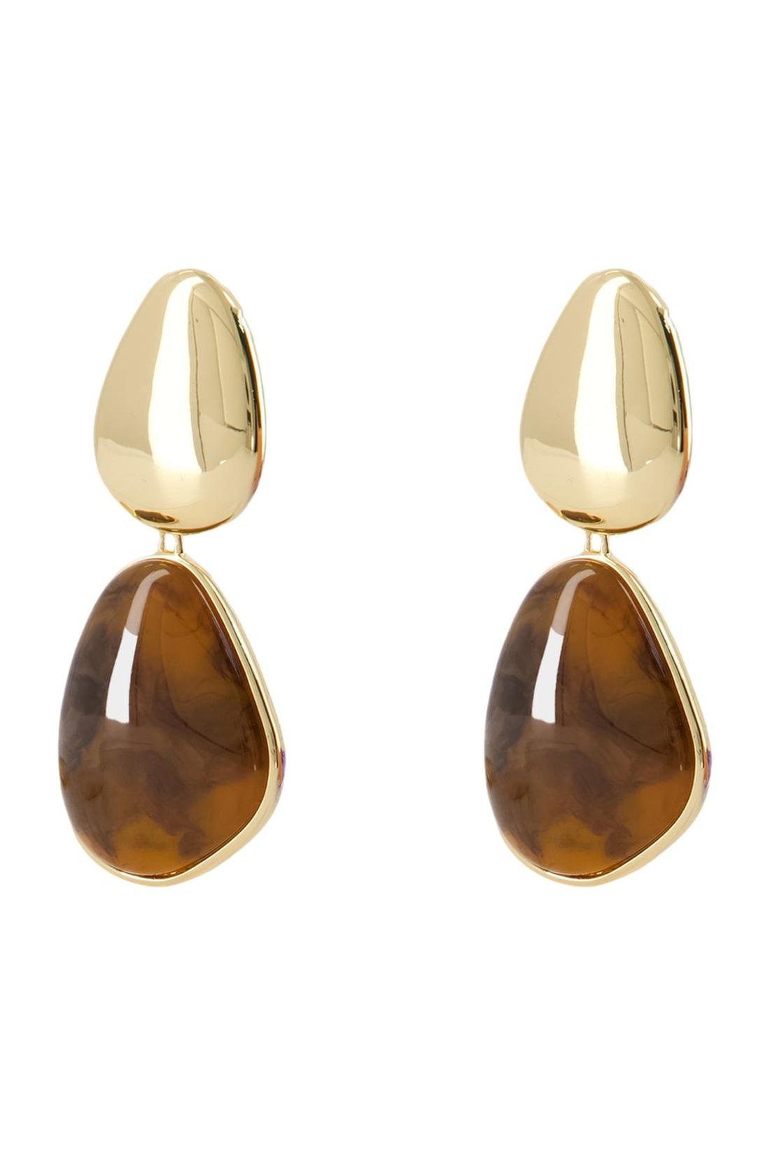 Tiger Eye Tiered Ohrringe - SELF PORTRAIT - Metall - Multi