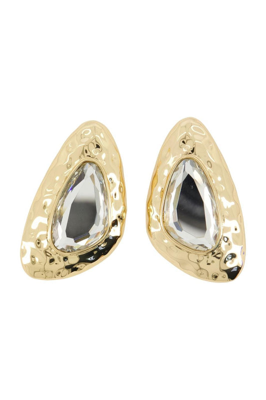 Hammered Earrings - SELF PORTRAIT - Metall - Vergoldet