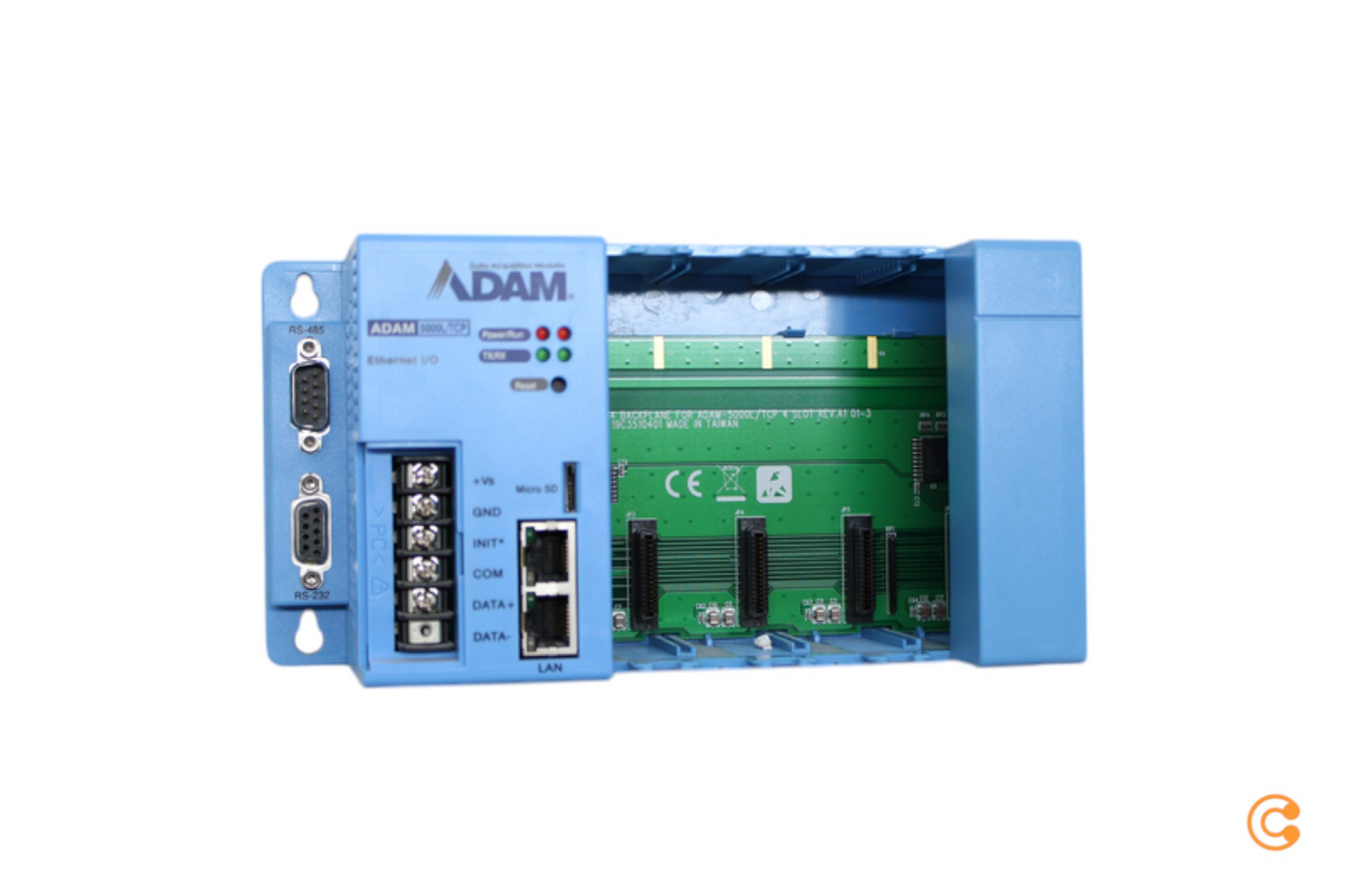 Advantech Adam 5000 L Da&amp;C kerfi á lager fyrir Ethernet Modbus RTU 24 V/Dc fjarviðhald