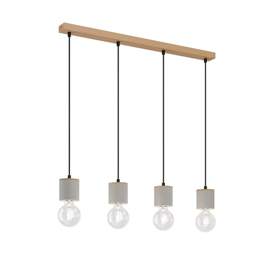 B-lager Envostar Jasper hengiljós loftlampi hengiljós 4 perur