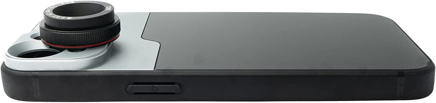 SYSTEM-S Macro Lens 2.8x HD Filter with Case in Black for iPhone 14