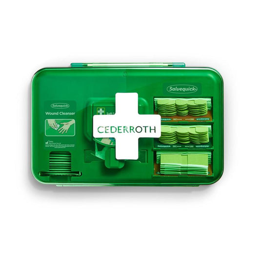 Auslaufartikel: Cederroth "Cederroth" Wound Care Dispenser, Pflasterspender 20,3 cm x 30,6 cm x 15,5 cm grün | Folienbeutel (1 Set)