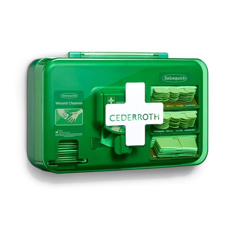 Auslaufartikel: Cederroth "Cederroth" Wound Care Dispenser, Pflasterspender 20,3 cm x 30,6 cm x 15,5 cm grün | Folienbeutel (1 Set)