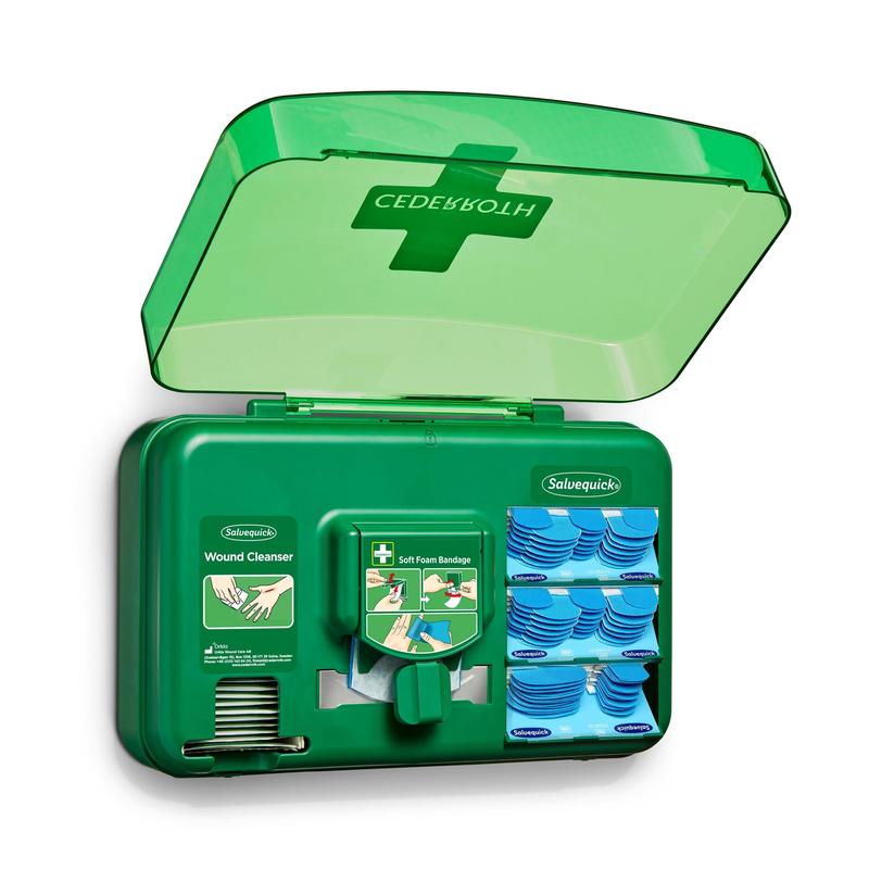 Wundversorgungsspender, blau | Karton (1 Packung)