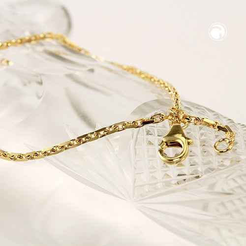 Armband 1,8 mm akkeri 14 karata gull 18,5 cm