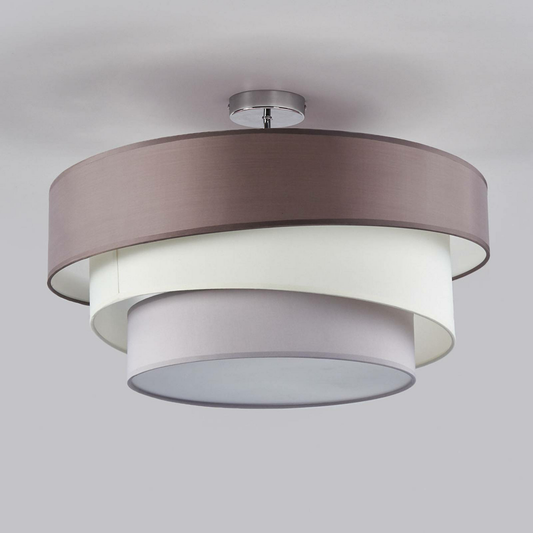 B-Ware Lindby Deckenlampe Melia Hängeleuchte Lampe Leuchte 3 Flammig E27 Braun Grau905