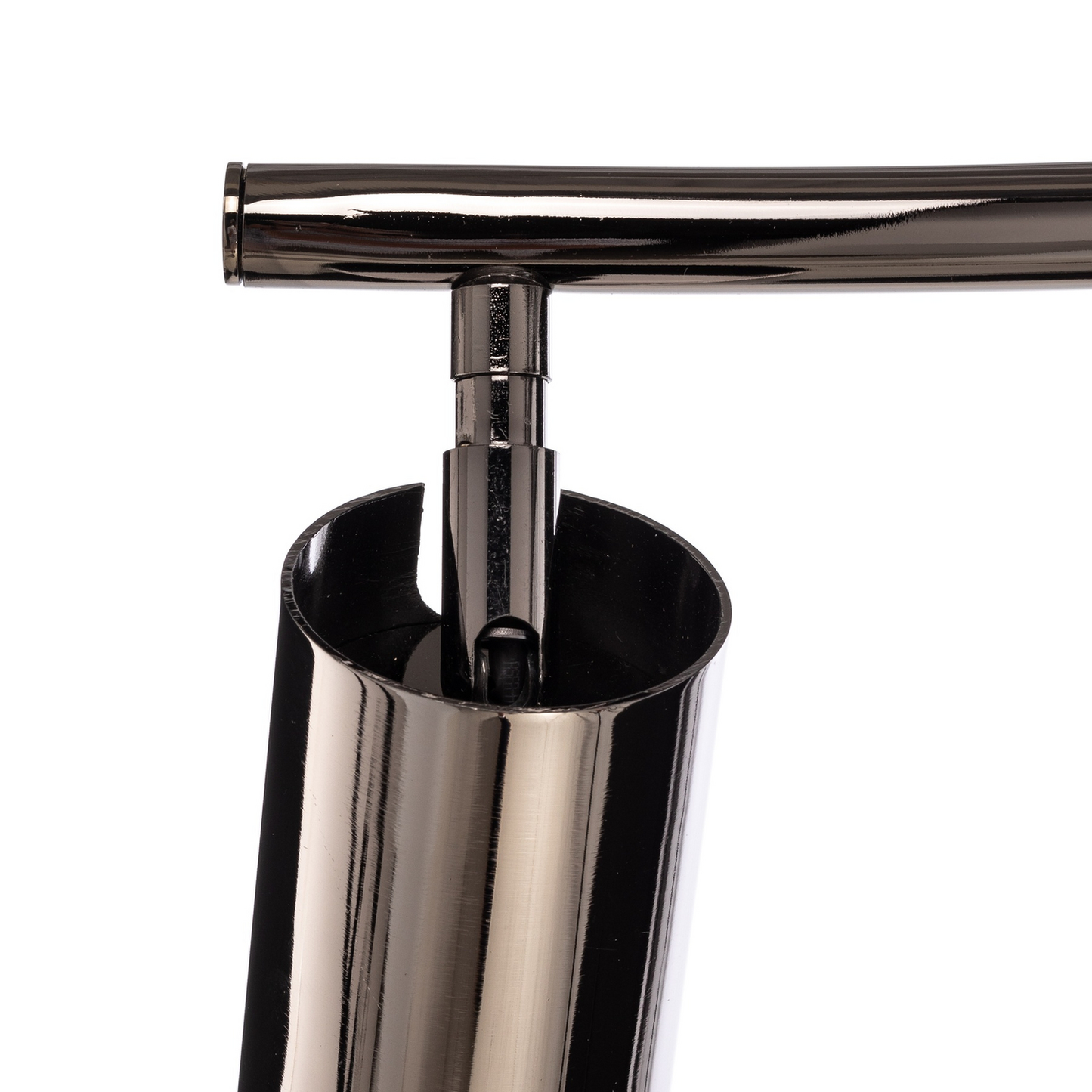 B-flokks loftkastari, svartur krómaður, 3-ljósa loftlampi, ljós, spot