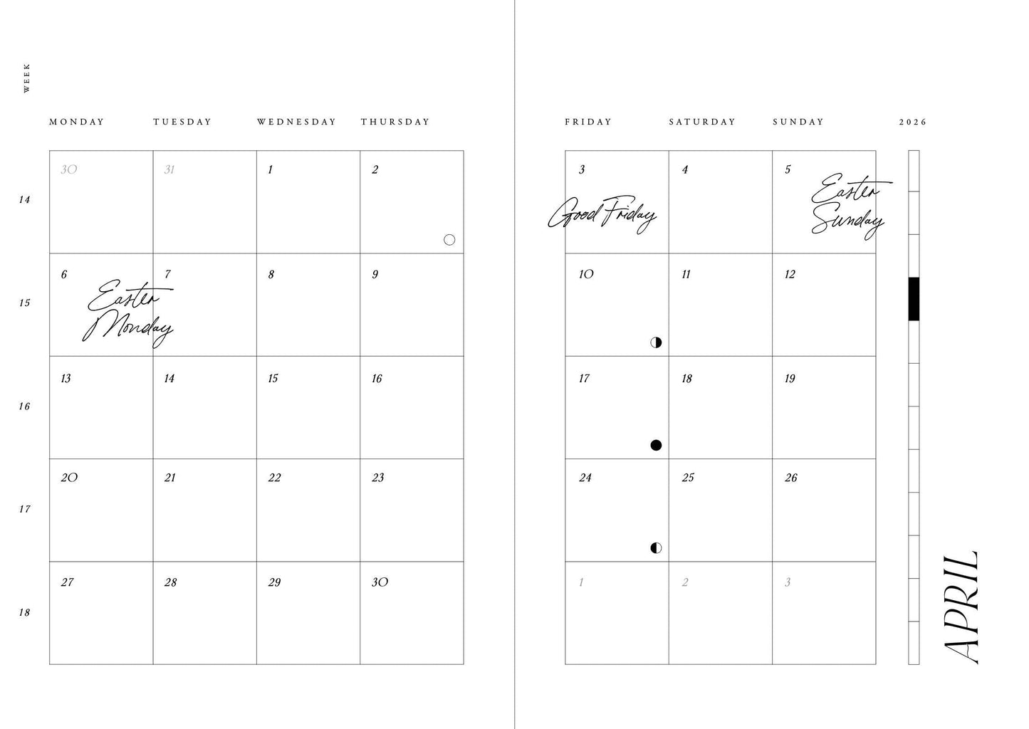 Cozy Publishing - Cozy Planner 2026 | Coffee – “You are made of magic.” | Calendar