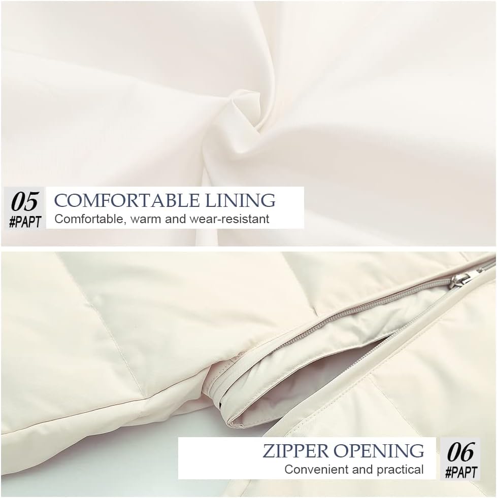 LSHDCER Snjógalli fyrir smábörn, strákar, stelpur, vetrargalli, skíðagalli, dúnjakki með loðhettu og dúnbuxum, tveggja hluta fatnaður