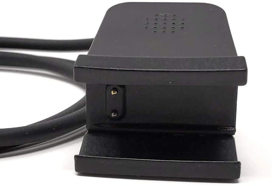 System-S USB hleðslusnúra fyrir Fitbit Alta HR V2 65763028, svört, 53 cm