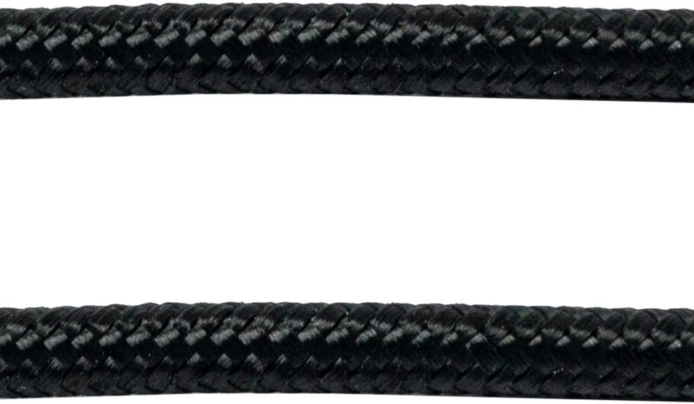 SYSTEM-S USB 2.0 snúra 1 m örtengi í 2.0 A tengil 180° horn í svörtu 