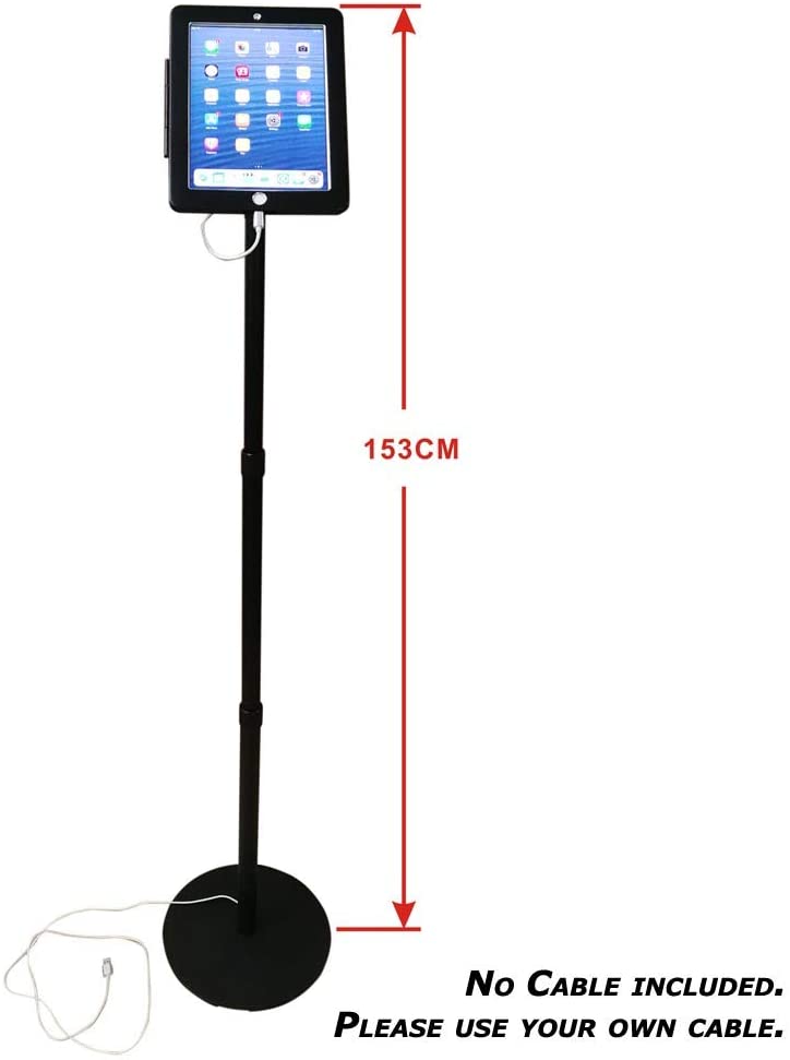 System-S Lockable Floor Stand Tablet Holder for iPad Pro 11.0 inch 