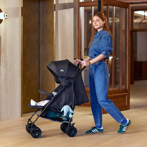 Bebeconfort Rainbow, barnavagn, nettur og meðfærilegur, 6 mánaða til 4 ára, allt að 22 kg, steinefnagrafít