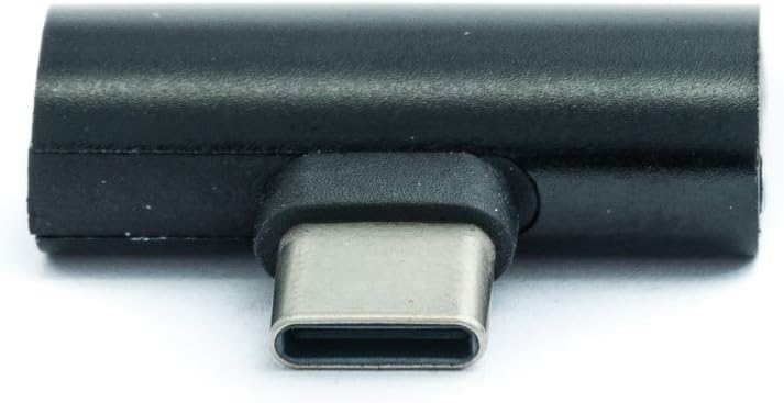 SYSTEM-S USB 3.1 Y Adapter Type C male to 2x Type C female - Audio + Charging at the same time