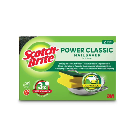 Scotch-Brite® Classic Griffschwamm, 2 Stück pro Packung  | 1 Stück