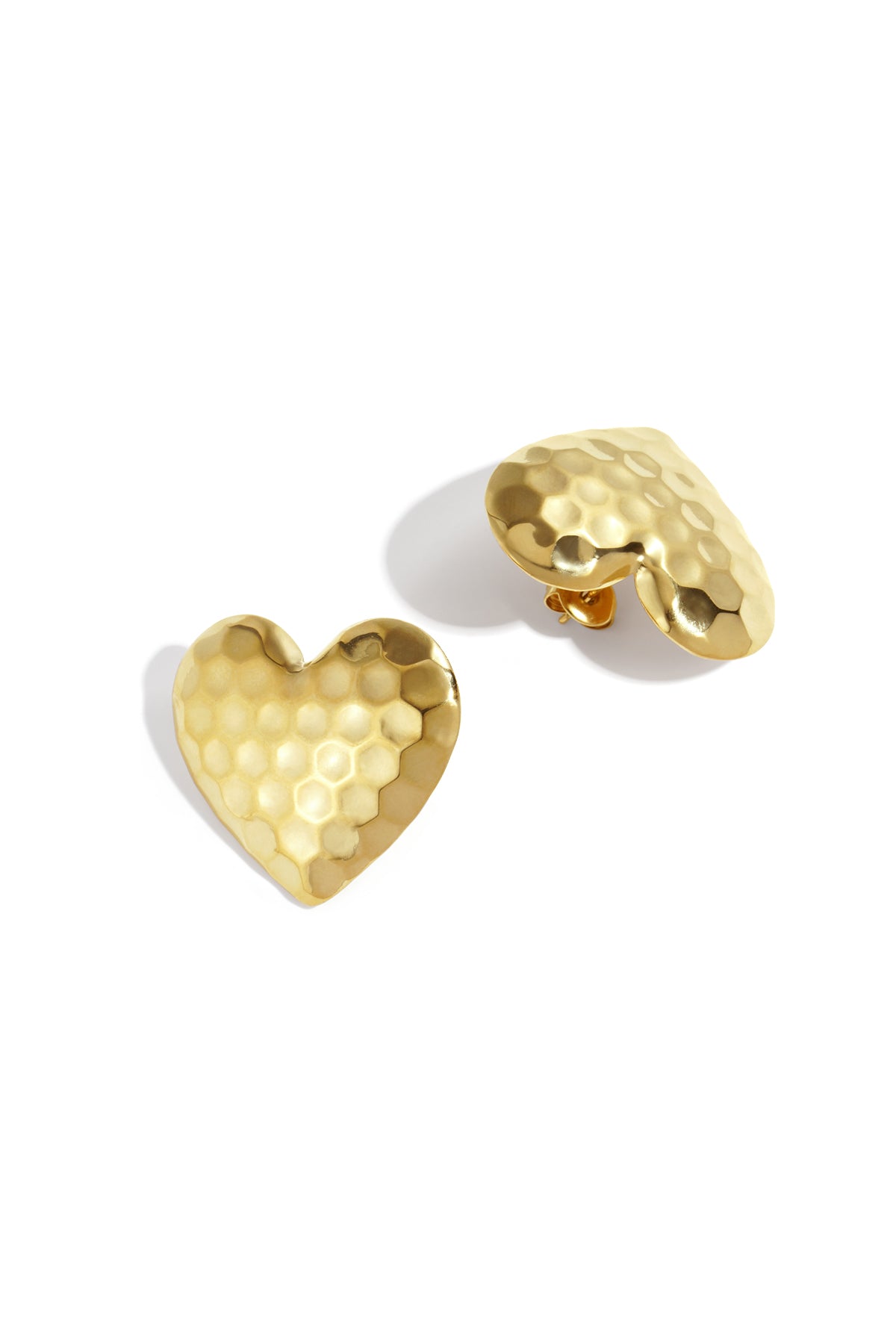 Edelstahl Ohrstecker Herz Casual Daily Simple Serie Damenschmuck