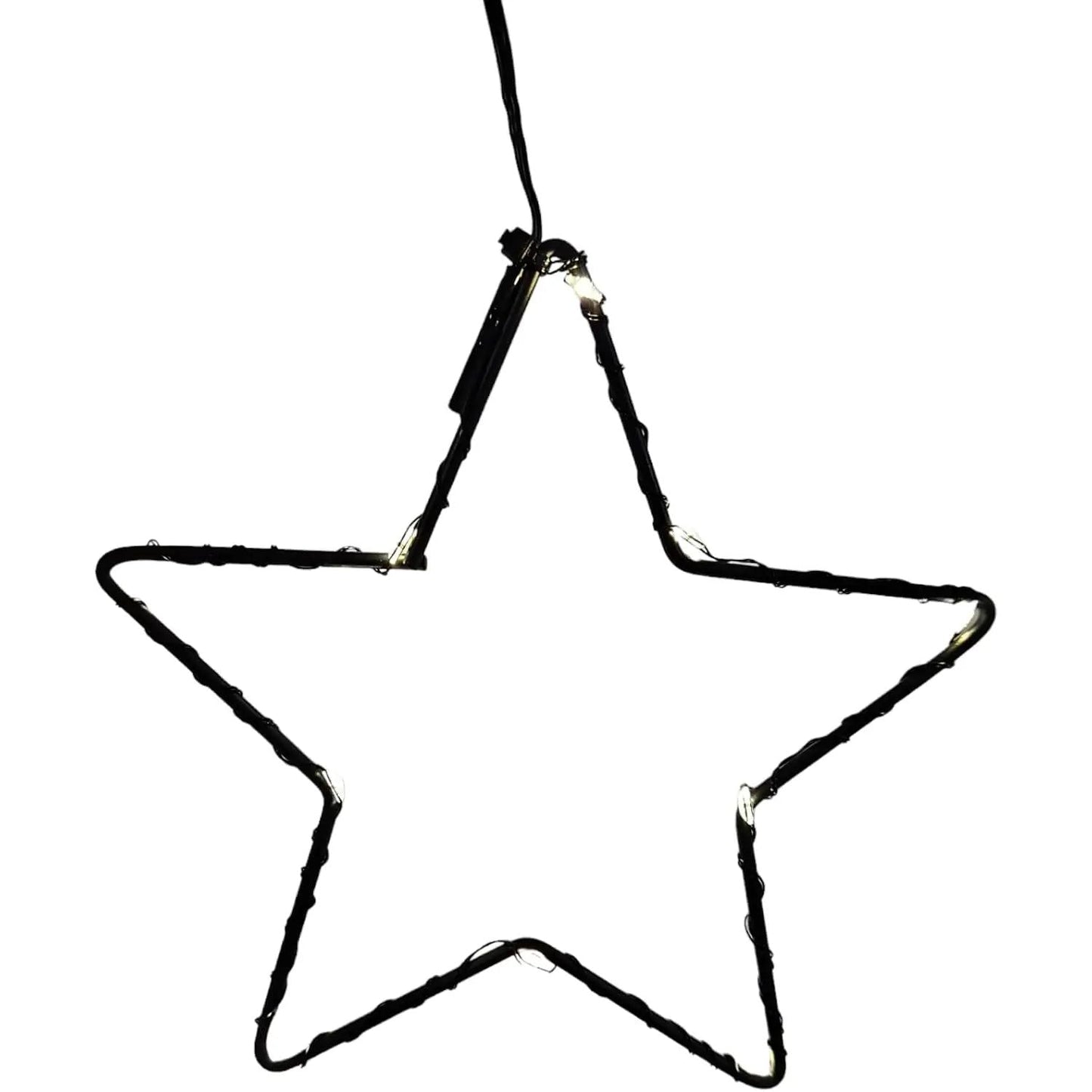 Sternenvorhang Lichterkette LED Timer Batterie 80x85 cm