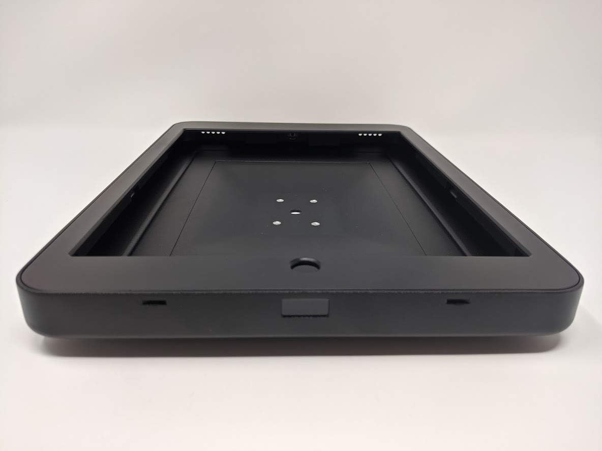SYSTEM-S Abschließbare Wandhalterung für iPad Pro 12,9 Zoll (nur 2015+2017) in Schwarz