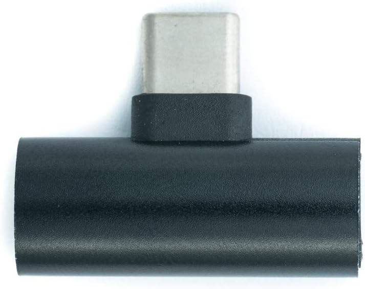 SYSTEM-S USB 3.1 Y Adapter Type C male to 2x Type C female - Audio + Charging at the same time