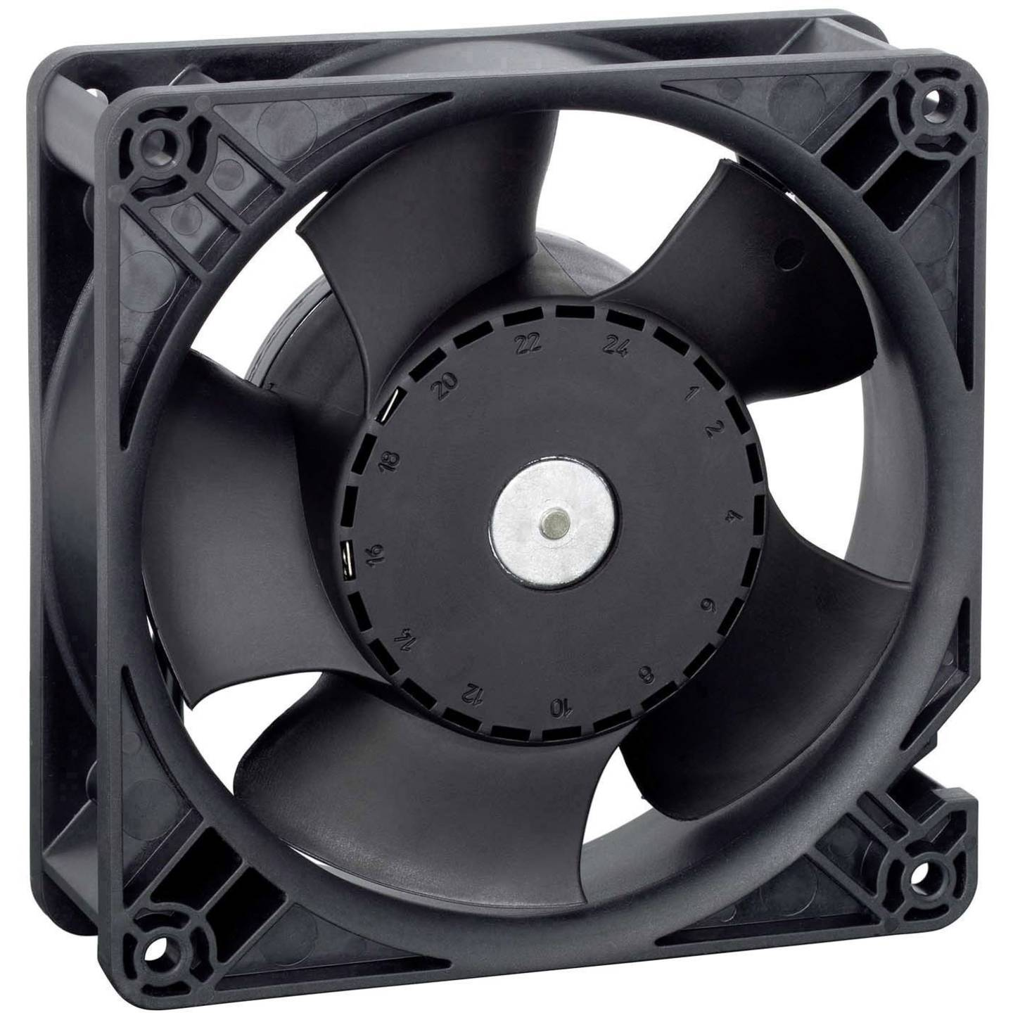 Ebm Papst Dv4114 N skávifta 24 V/DC 280 m³/klst 119x119x38 mm viftublásari á lager