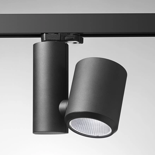 Egger Licht svart LED teinaljós Kent Meat 38° ljós í lofti, B-flokks