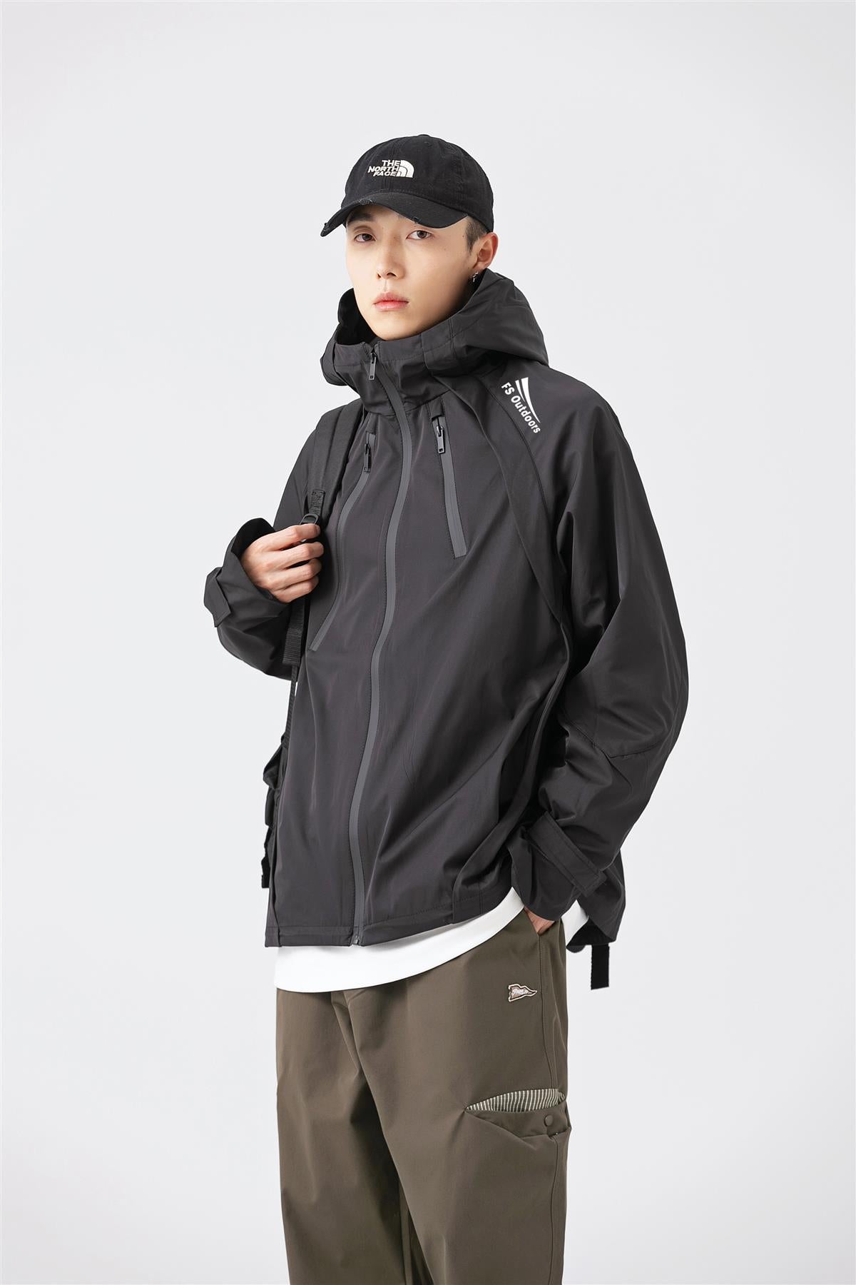 Waterproof Jacket In Black