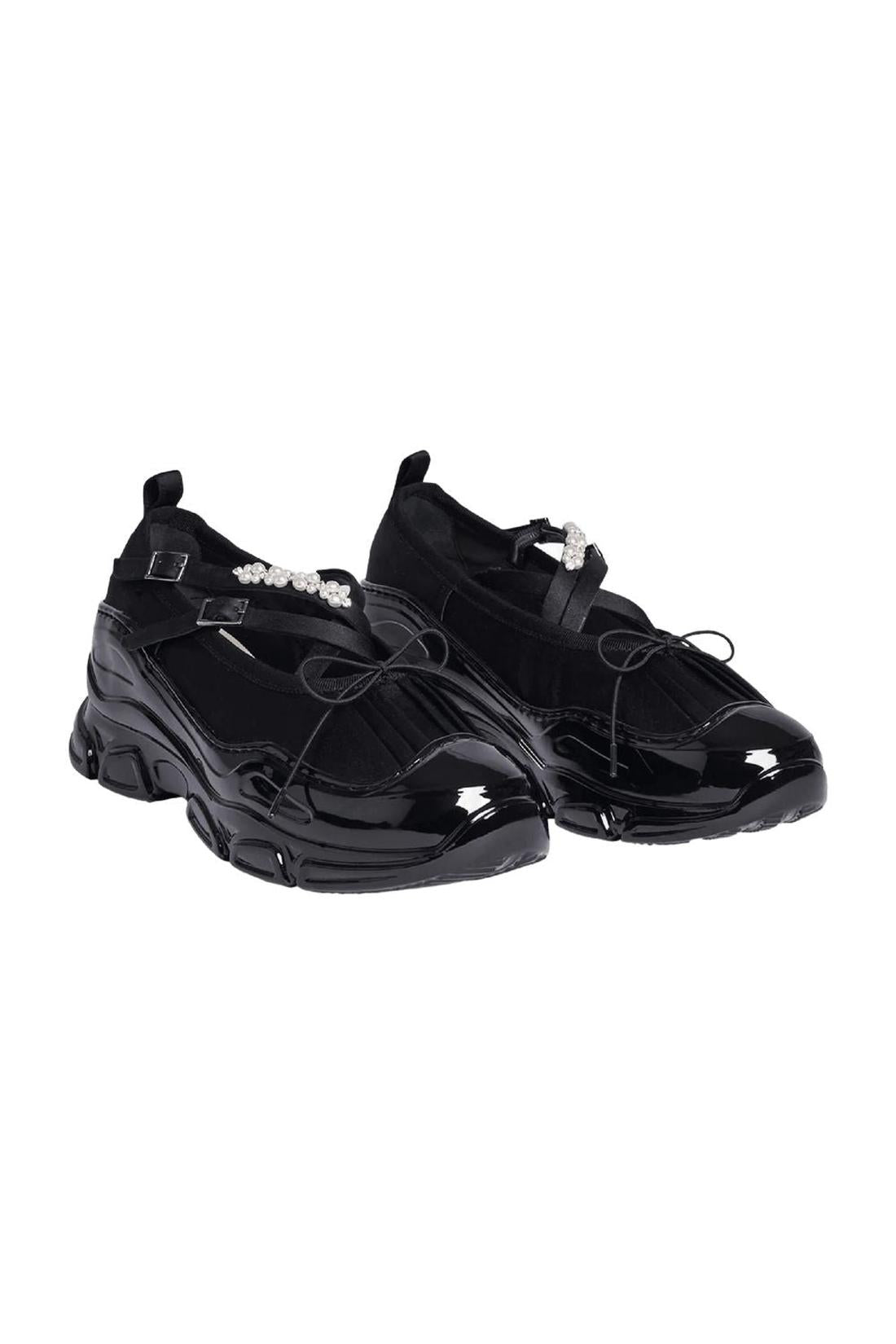 Klassische Sneakers mit Sprossen - Simone Rocha - Pvc - Schwarz