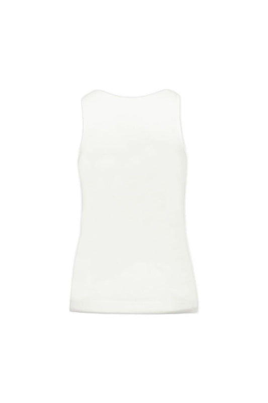 Fitted Ruffle Frill T-Shirt - Simone Rocha - Baumwolle - Weiß