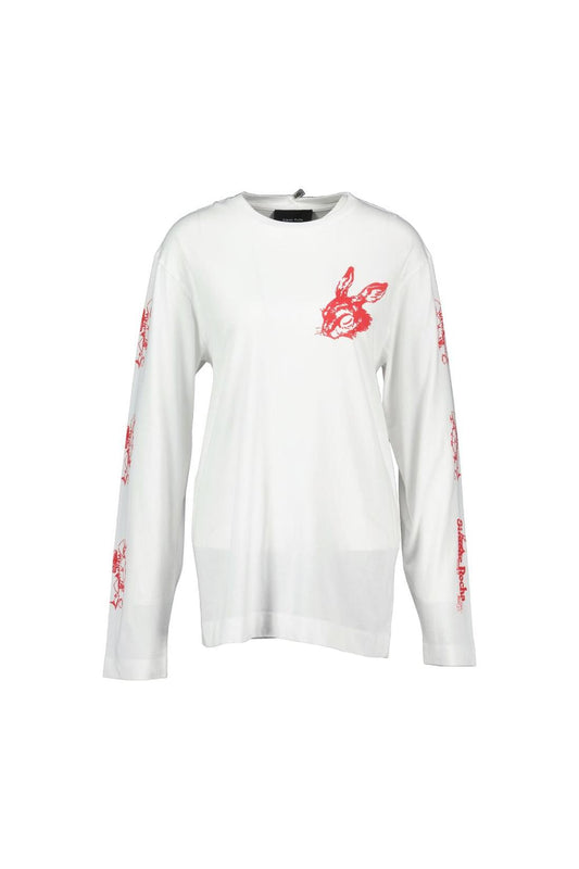 T-Shirt Tortoise &amp; Hare - Simone Rocha - Baumwolle - Weiß