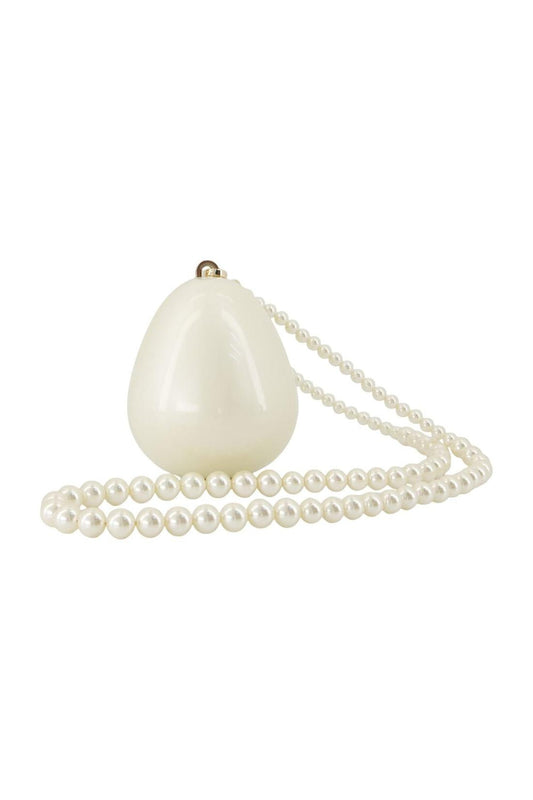 Micro Egg Schultertasche - Simone Rocha - Synthetik - Weiß