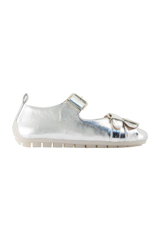 Buckle Grip Ballerinas - Simone Rocha - Leder - Silber