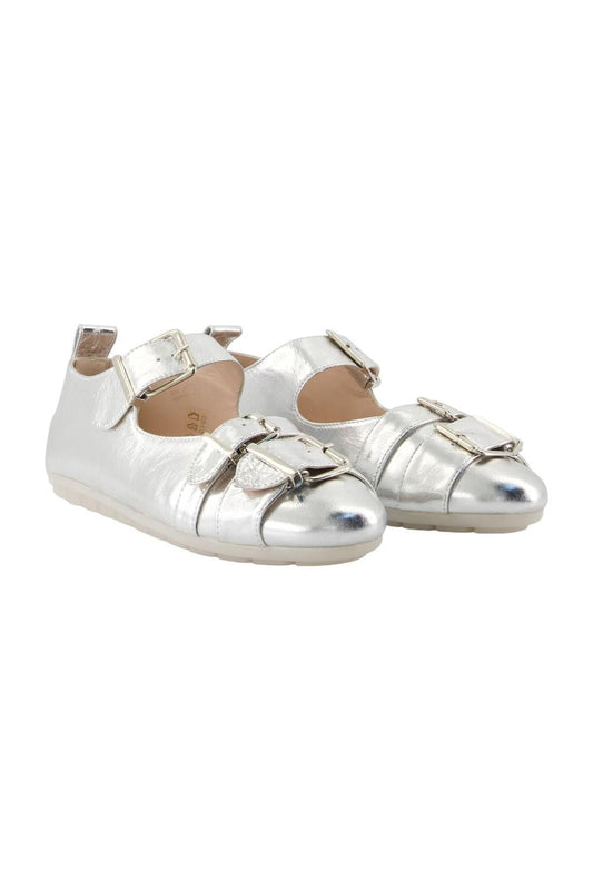 Buckle Grip Ballerinas - Simone Rocha - Leder - Silber