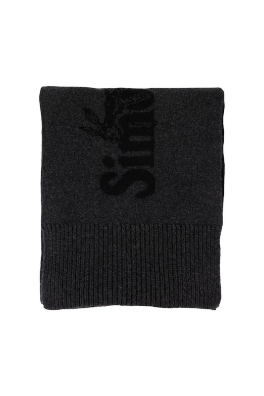 Logo-Schal - Simone Rocha - Wolle - Schwarz