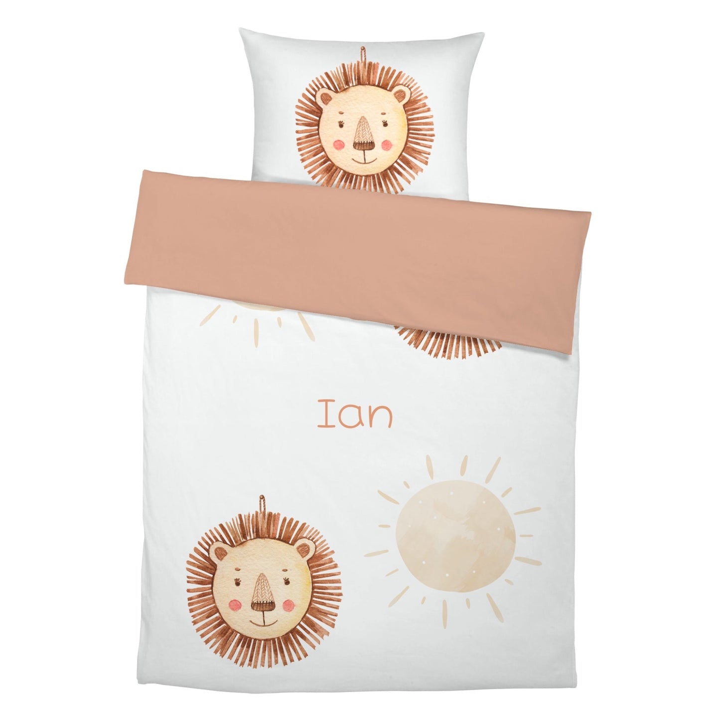 "Lion" Premium children's bedding with name