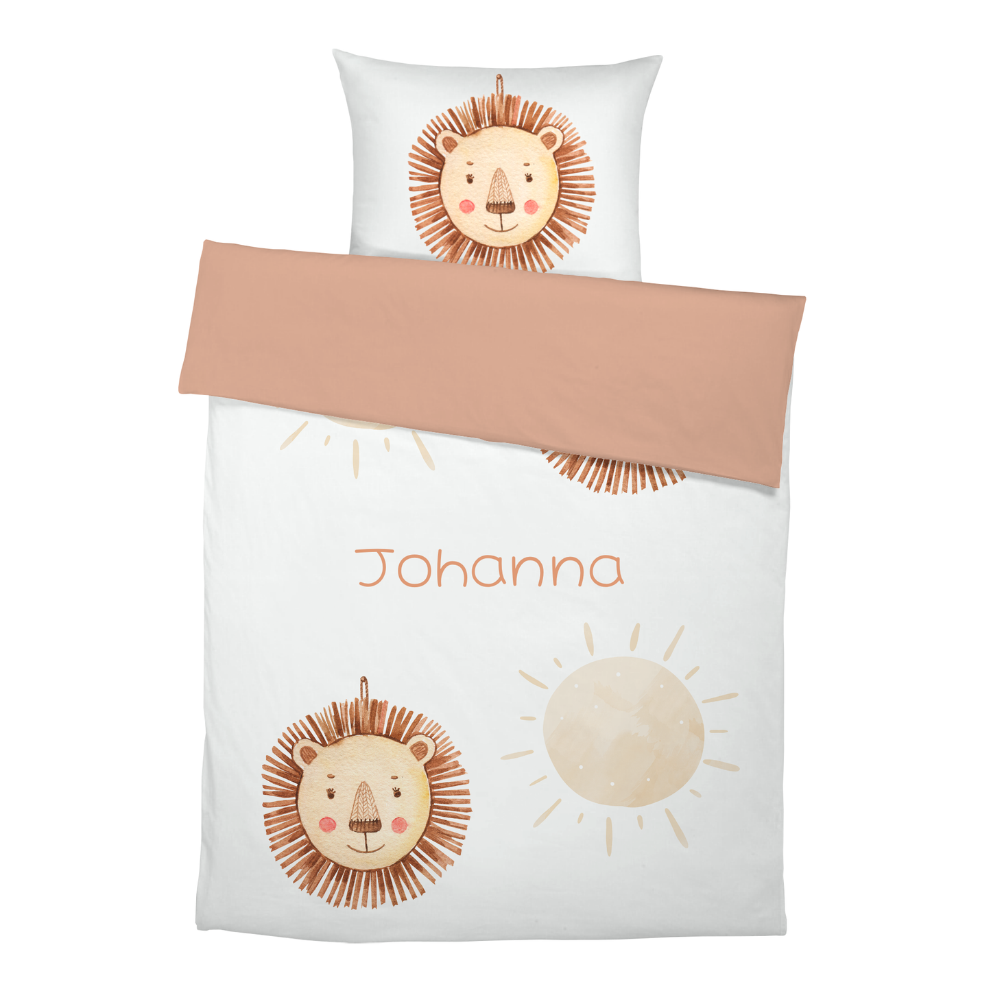 "Lion" Premium children's bedding with name