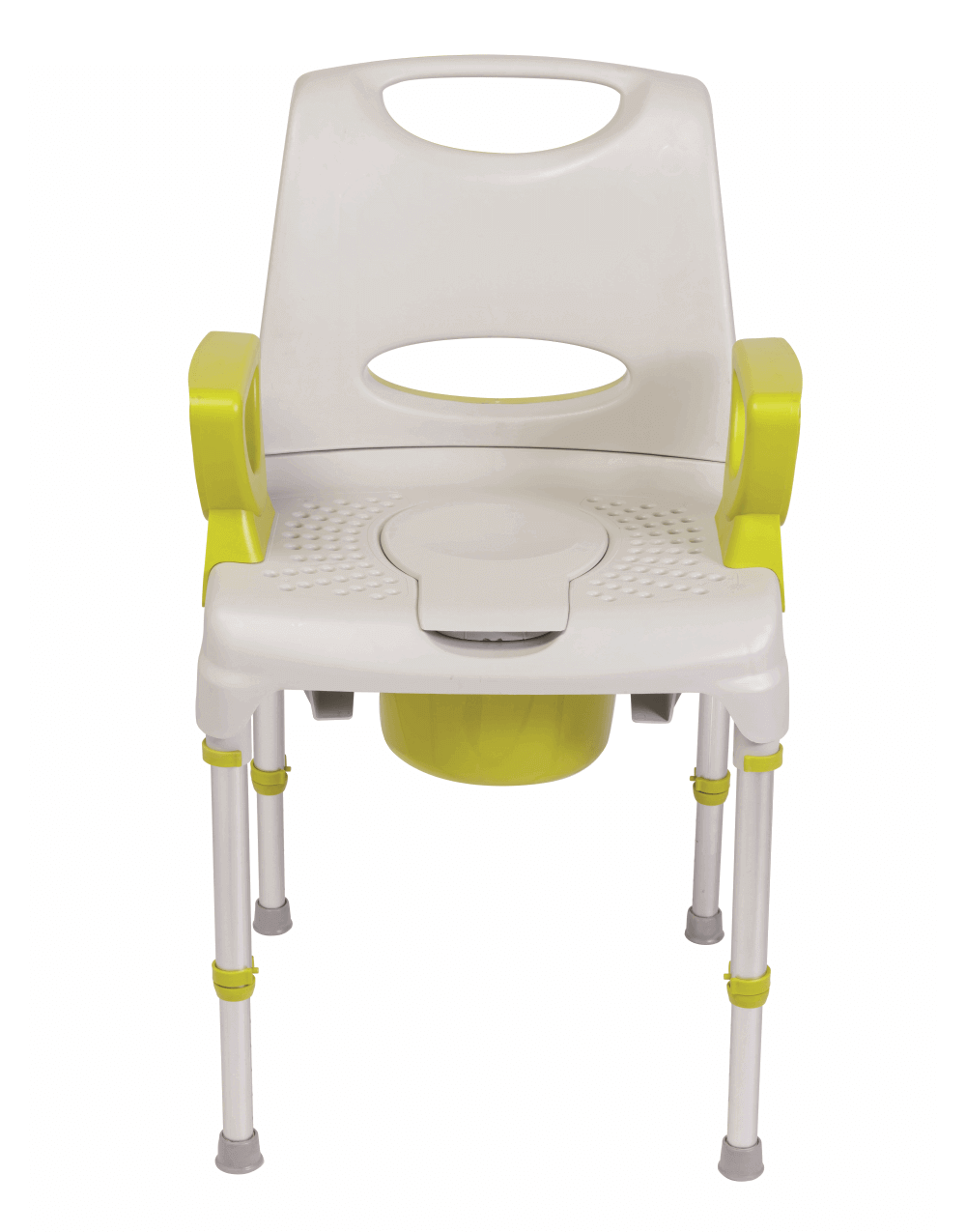 AQ-TICA Shower &amp; Toilet Chair 2in1, height adjustable, 150 kg load capacity