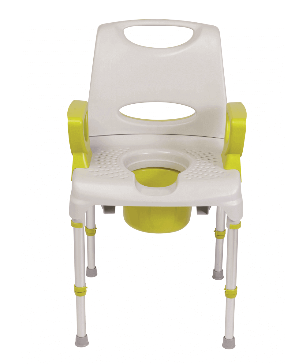 AQ-TICA Shower &amp; Toilet Chair 2in1, height adjustable, 150 kg load capacity