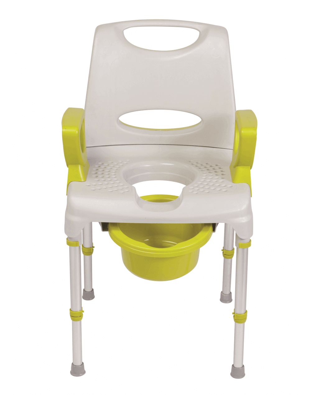 AQ-TICA Shower &amp; Toilet Chair 2in1, height adjustable, 150 kg load capacity