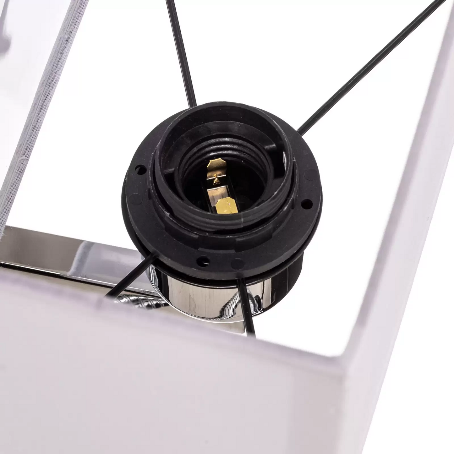 B-flokks Euluna veggljós Harry vegglampi veggljós ferkantað króm/króm/hvítt