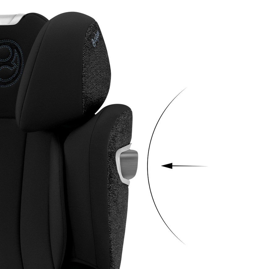 B-lager Cybex Platinum Solution TI Fix Sepia Black barnabílstóll, barnastóll, Auto726