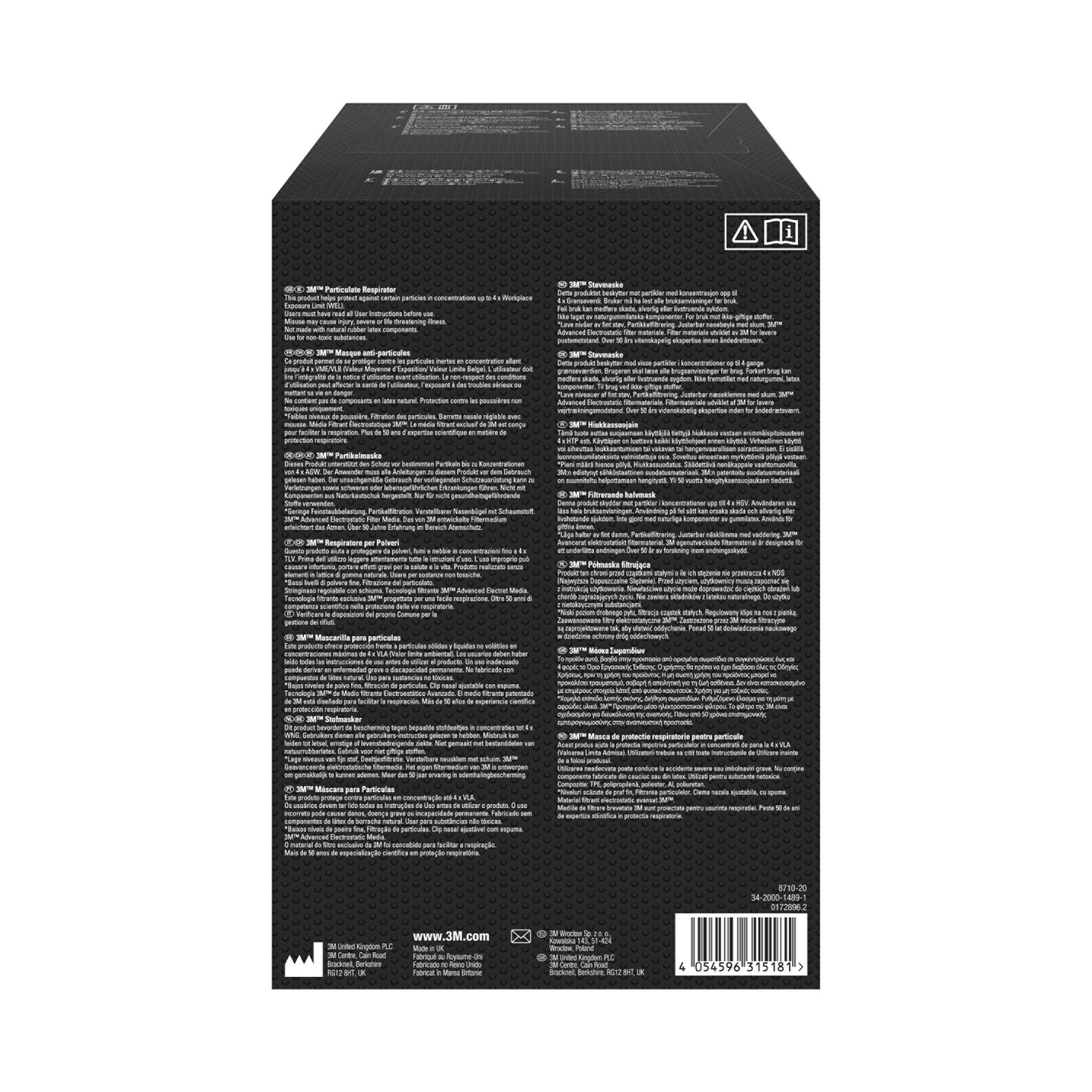 3M™ Partikelmaske 8710E, FFP1, ohne Ventil